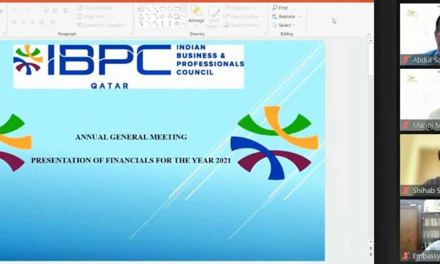 IBPC QATAR HOSTS AGM ON 28-APR-2022