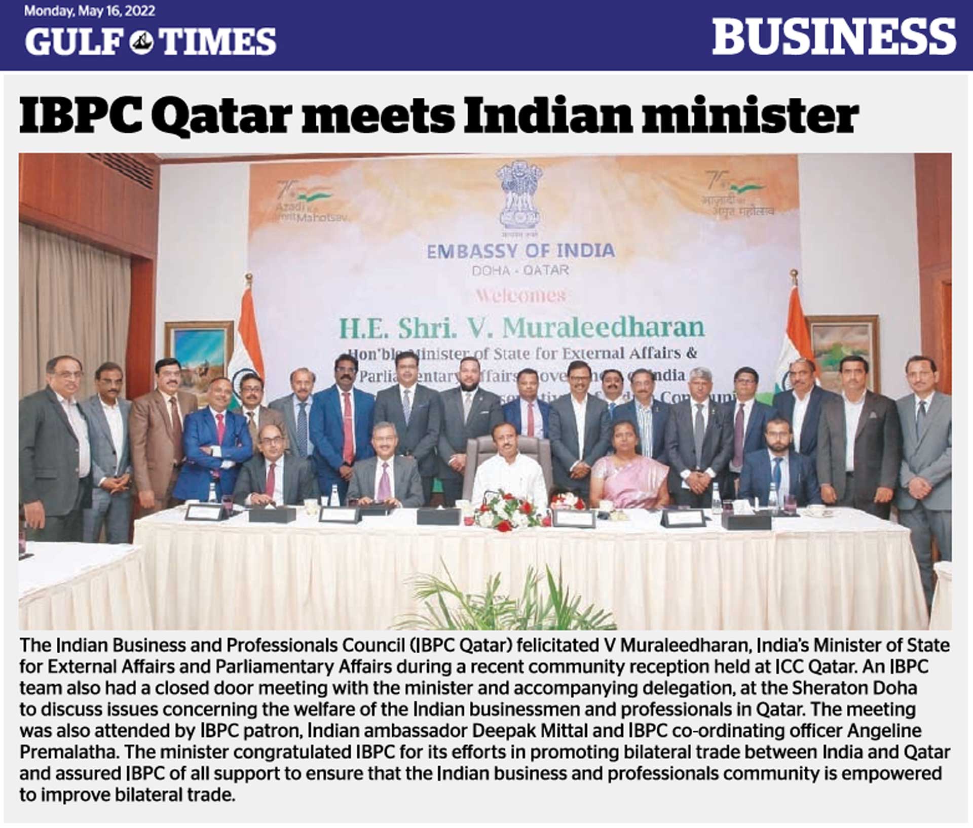 Gulf Times 16-05-2022