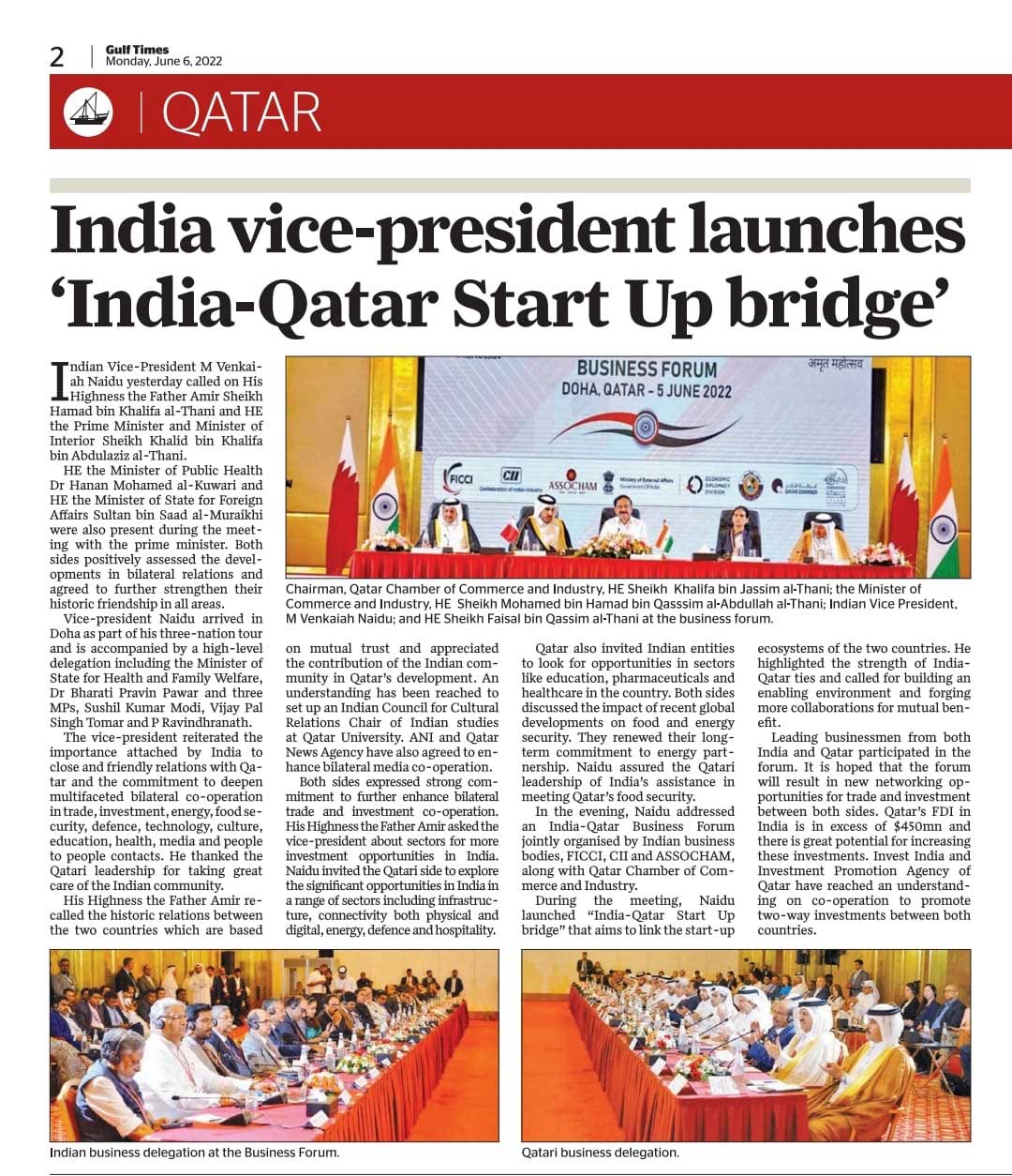 Gulf Times 06-06-2022